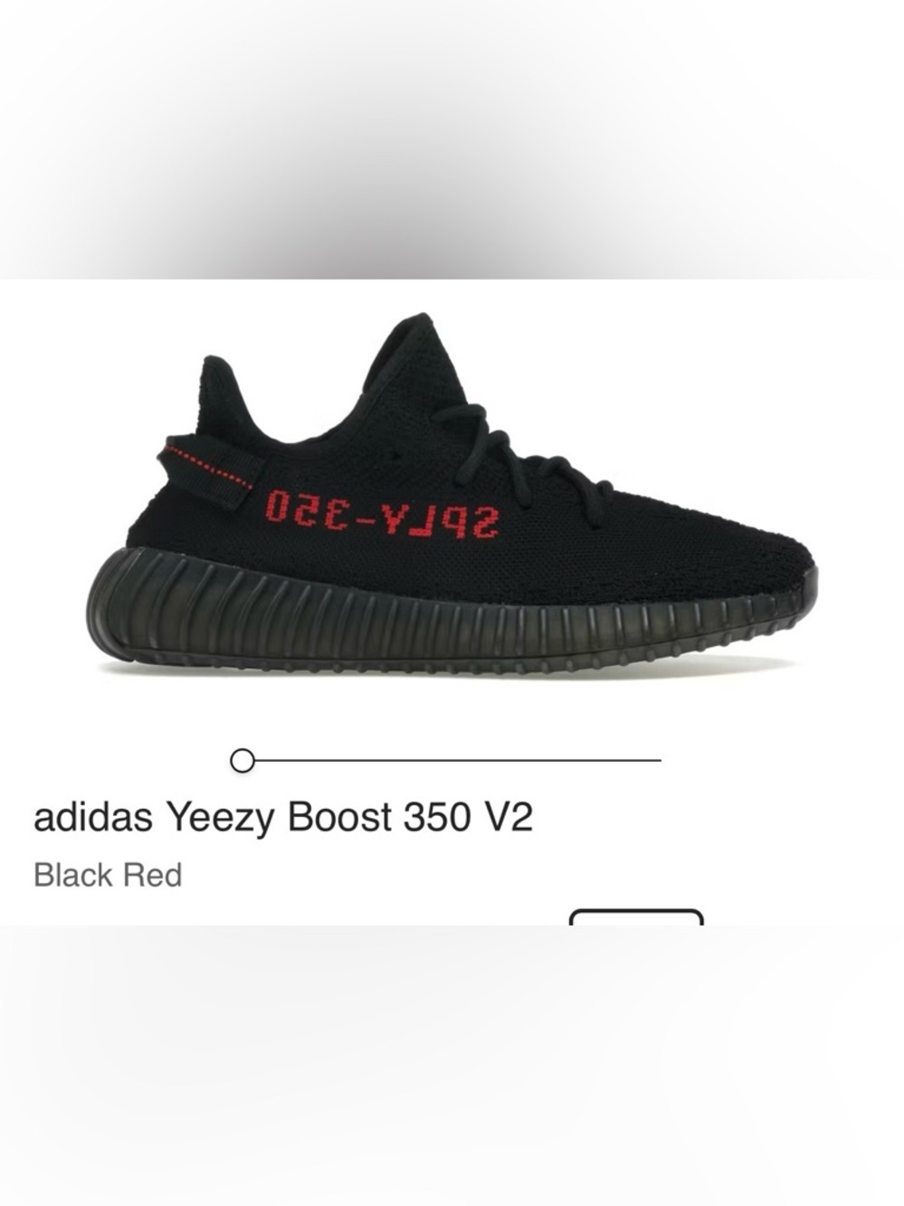 adidas Yeezy Boost 350 V2 Black with Red Accents